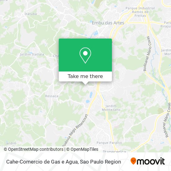 Cahe-Comercio de Gas e Agua map
