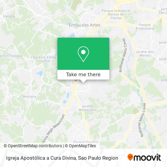 Igreja Apostólica a Cura Divina map