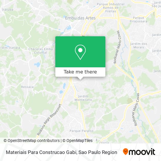 Materiais Para Construcao Gabi map