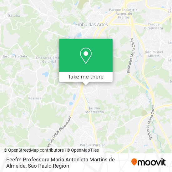 Eeefm Professora Maria Antonieta Martins de Almeida map