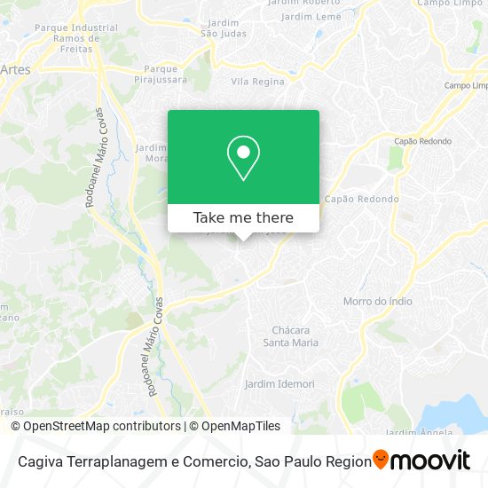 Cagiva Terraplanagem e Comercio map