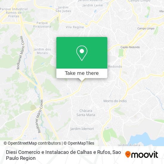 Diesi Comercio e Instalacao de Calhas e Rufos map