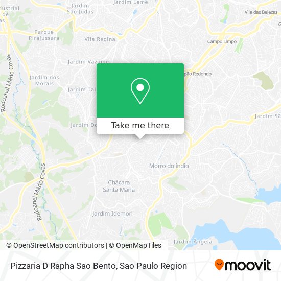 Pizzaria D Rapha Sao Bento map