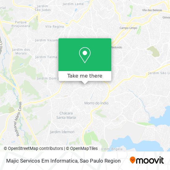 Mapa Majic Servicos Em Informatica