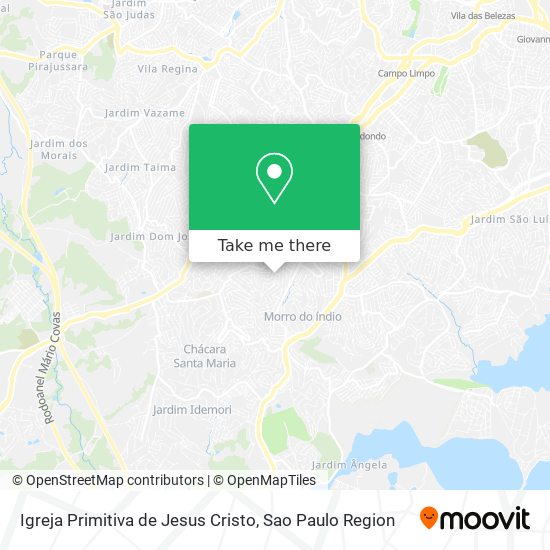 Igreja Primitiva de Jesus Cristo map