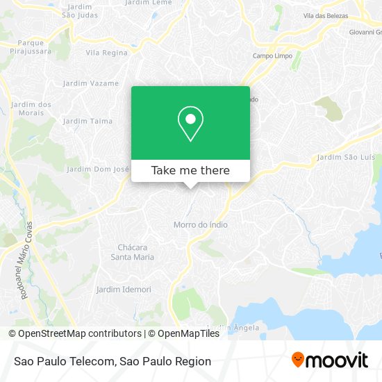 Sao Paulo Telecom map