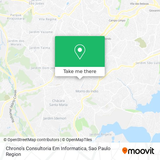 Mapa Chrono's Consultoria Em Informatica