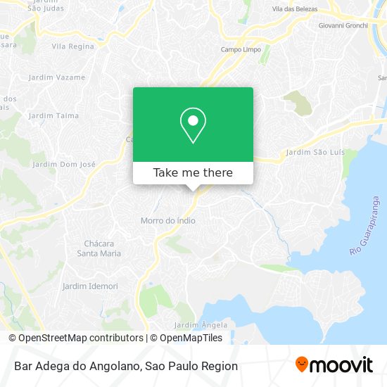 Bar Adega do Angolano map