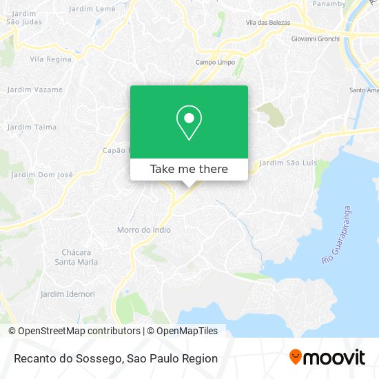 Recanto do Sossego map