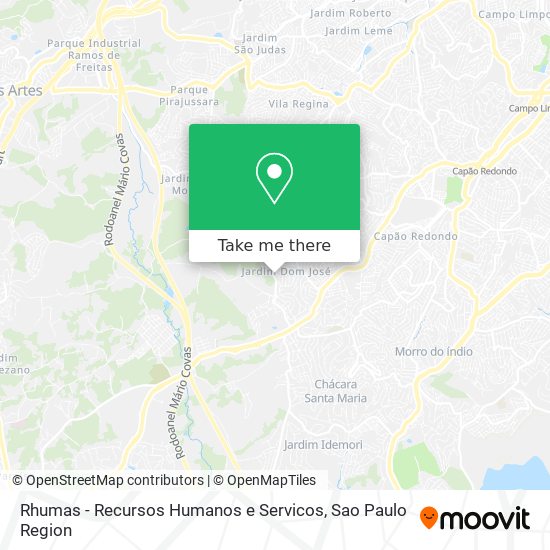 Rhumas - Recursos Humanos e Servicos map