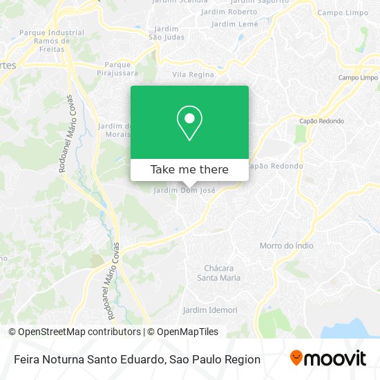 Feira Noturna Santo Eduardo map