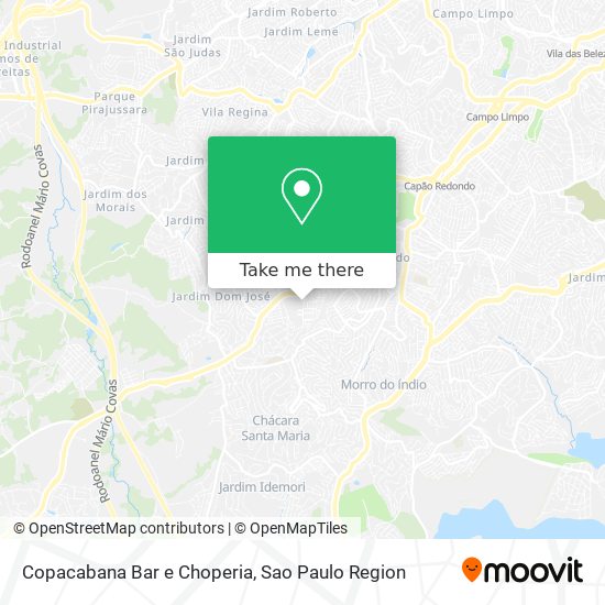 Copacabana Bar e Choperia map