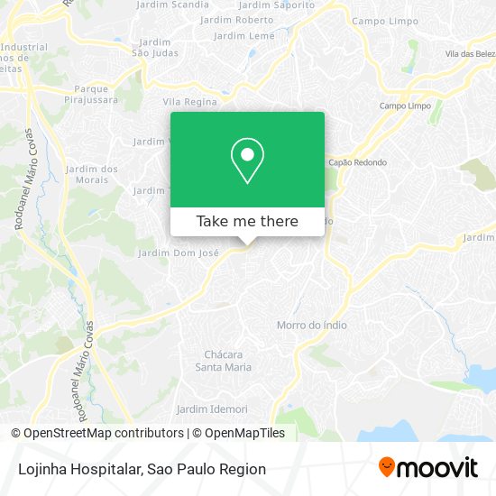 Lojinha Hospitalar map