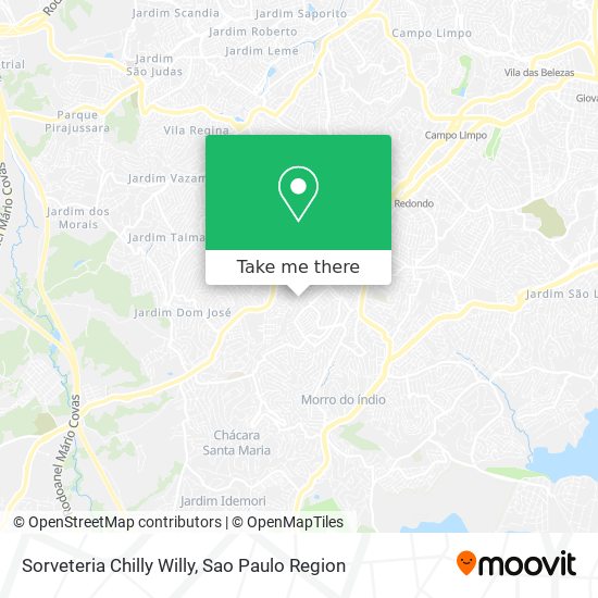 Sorveteria Chilly Willy map