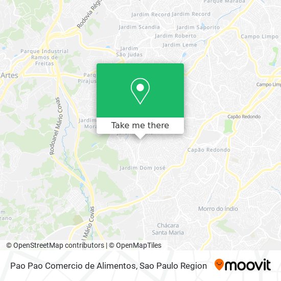 Pao Pao Comercio de Alimentos map