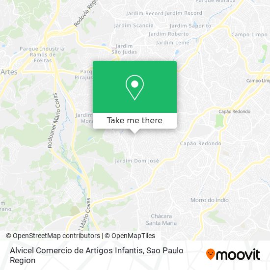 Alvicel Comercio de Artigos Infantis map