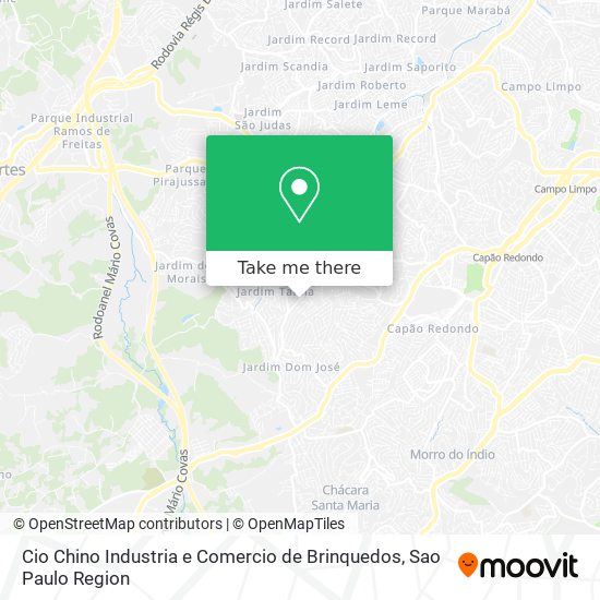 Cio Chino Industria e Comercio de Brinquedos map