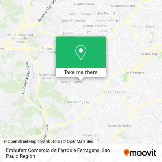 Embuferr Comercio de Ferros e Ferragens map