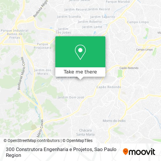 300 Construtora Engenharia e Projetos map