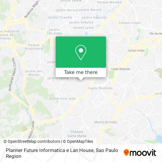 Planner Future Informatica e Lan House map