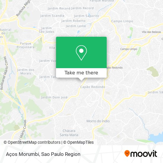 Aços Morumbi map