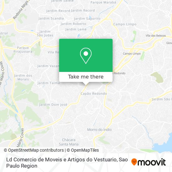 Ld Comercio de Moveis e Artigos do Vestuario map