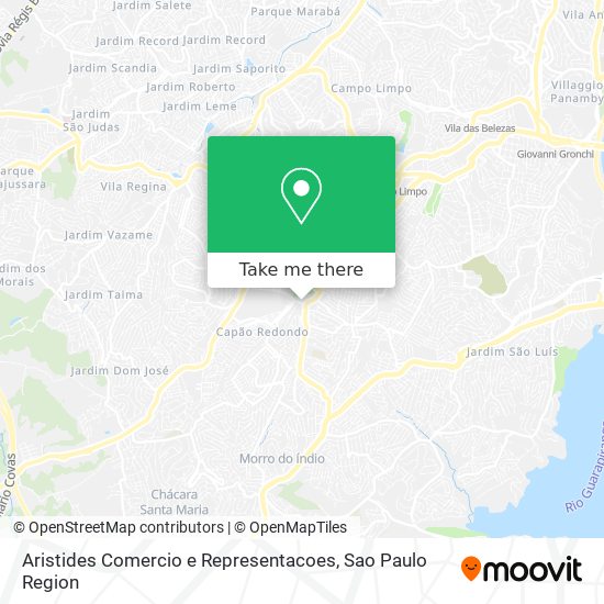 Aristides Comercio e Representacoes map