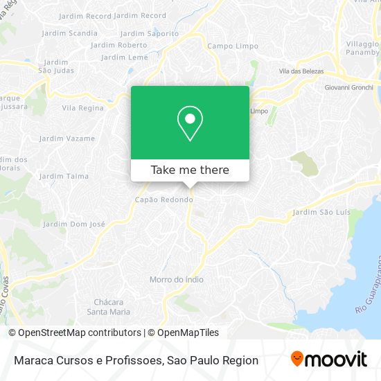 Maraca Cursos e Profissoes map