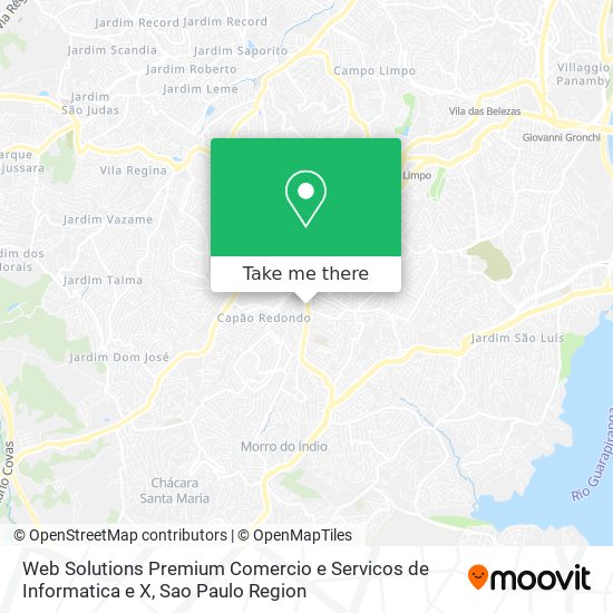 Mapa Web Solutions Premium Comercio e Servicos de Informatica e X