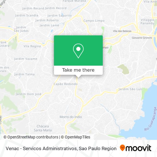 Venac - Servicos Administrativos map