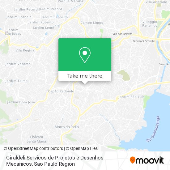 Giraldeli Servicos de Projetos e Desenhos Mecanicos map