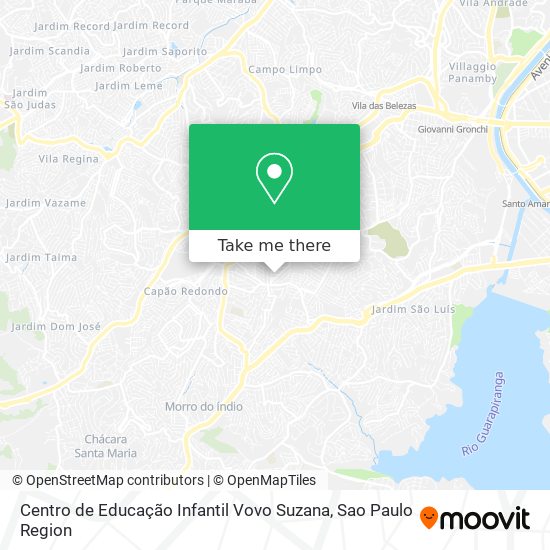 Mapa Centro de Educação Infantil Vovo Suzana