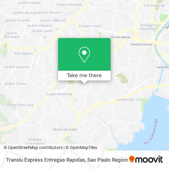 Mapa Translu Express Entregas Rapidas