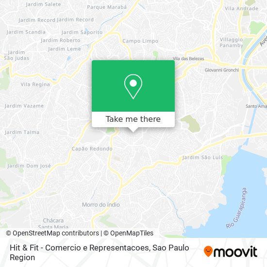 Mapa Hit & Fit - Comercio e Representacoes