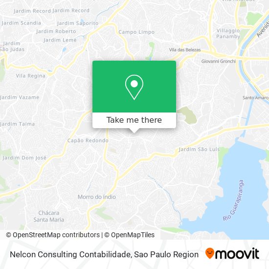 Mapa Nelcon Consulting Contabilidade