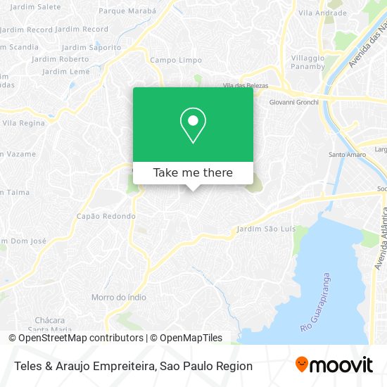 Teles & Araujo Empreiteira map