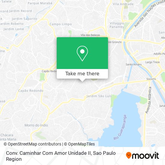 Conv. Caminhar Com Amor Unidade II map