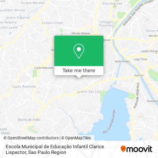 Escola Municipal de Educação Infantil Clarice Lispector map