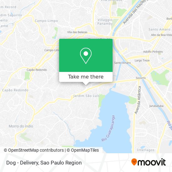 Dog - Delivery map