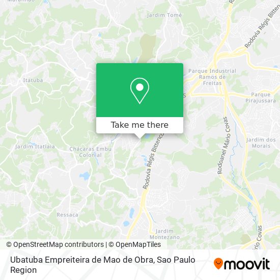 Ubatuba Empreiteira de Mao de Obra map