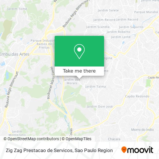 Zig Zag Prestacao de Servicos map