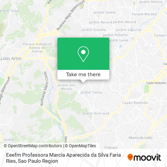 Eeefm Professora Marcia Aparecida da Silva Faria Ries map