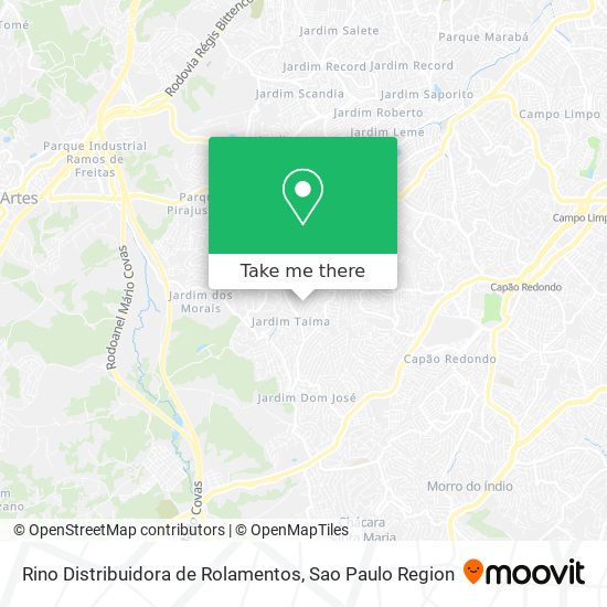 Rino Distribuidora de Rolamentos map