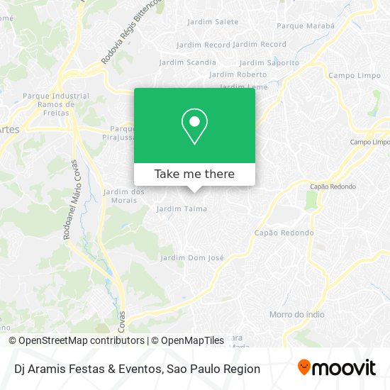 Dj Aramis Festas & Eventos map
