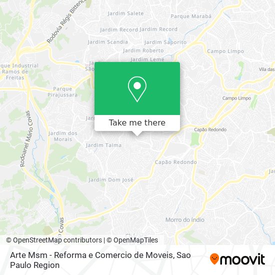 Arte Msm - Reforma e Comercio de Moveis map