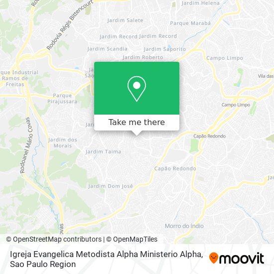 Igreja Evangelica Metodista Alpha Ministerio Alpha map