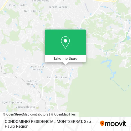 CONDOMINIO RESIDENCIAL MONTSERRAT map