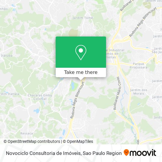 Novociclo Consultoria de Imóveis map