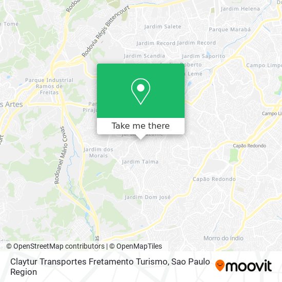 Claytur Transportes Fretamento Turismo map