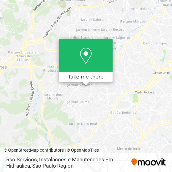 Mapa Rso Servicos, Instalacoes e Manutencoes Em Hidraulica